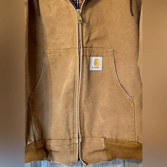 Carhartt Brown Hooded Jacket - Picture 8 of 9